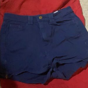 american apparel blue shorts